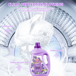 2L Or 5L Lavender Color Protection Clean Anti-bacterial Anti-mite Foam Mild And Delicate Laundry <strong>Detergent</strong> - Product Image 2