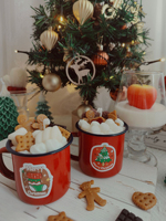 Lilin Aroma Natal Kreatif Buatan Tangan Manusia Roti Jahe Permen Kapas Ornamen Aromaterapi Hadiah Rumah Liburan Pesta Halloween