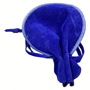 Sac cadeau en velours personnalisable avec cordon de serrage pour colliers, boucles d'oreilles, bagues, bracelets et autres bijoux - Product Image 4