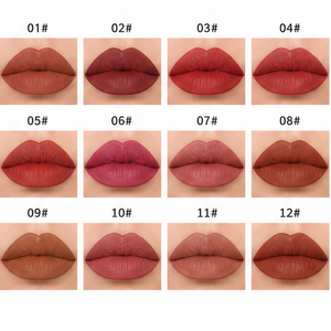 12 Color Mineral Matte Lip Liner Pencil Set Natural Waterproof for Party <b>Makeup</b> Wholesale - Product Image 3