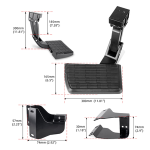 Gradino Retrattile per Paraurti Posteriore <span class=keywords><strong>Ford</strong></span> F150 2015-2020, Sostituzione 75312-01A, Gradino Pieghevole per Portellone Posteriore - Product Image 6