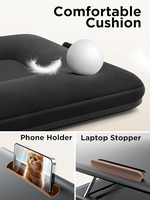 Support ergonomique de plateau de tour: table d'ordinateur portable réglable de nouvelle conception avec le coussin de confort