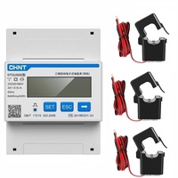 Transformador de Potencia Tipo Riel Chint DDSU666 para Trifásico, DTSU666 para Trifásico, Modbus 485, Entrada 220V, Frecuencia 50Hz, Flyback