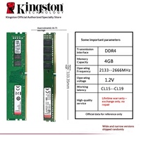 Kingston DDR4 4ème Génération 4G 8G 16G 2133 2400 2666 3200 Ordinateur de Bureau