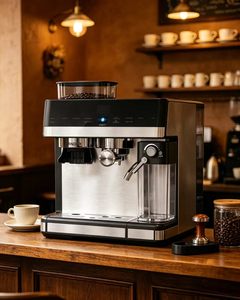 Nueva Máquina de Espresso Semiautomática con Estándar de Aprobación, Cafetera, Máquina de Preparación de Café Bc5750 Ully, Espresso Totalmente Automático - Product Image 4