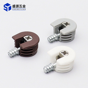 Shengyuan <b>Shelf</b> Support Clips <b>Plastic</b> With Screws For Furniture Cabinet Partition Board Mounting Hardware Accessories - Product Image 2