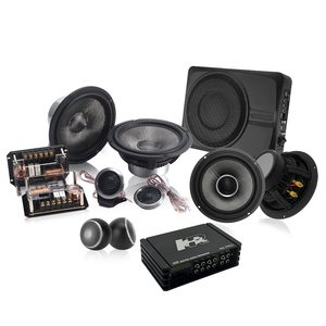 Altavoz de 6.5 pulgadas, sistema de sonido completo para automóvil, conjunto de amplificador de coche DSP de 8 canales, subwoofer delgado para coche, para actualización de SUV, venta al por mayor de fábrica - Product Image 1