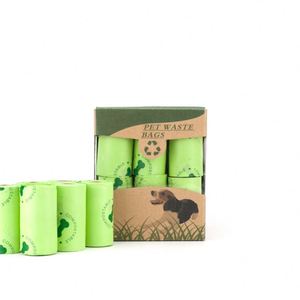 Sacs à déjections canines promotionnels personnalisés avec logo imprimé, écologiques, en plastique et métal, avec crochet, style classique mignon en forme d'os, cadeaux pour chiens - Product Image 3