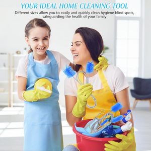 Set di Spazzole Flessibili per Scarichi, Kit Premium da 3 Pezzi con Spazzole a Doppia Estremità e <span class=keywords><strong>Tubo</strong></span> in Acciaio Inossidabile per Pulizia - Product Image 5