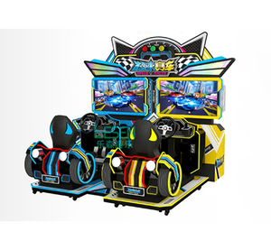 Máquina de Carreras Speed Racer para 2 Jugadores, con Movimiento, Operada con Monedas, Pantalla Dual, para Uso Comercial en Interiores - Product Image 4