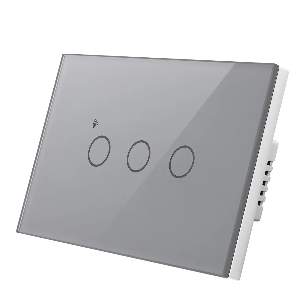 USW8831 Tuya smart life app interruptor inteligente alex interruptor de luz inteligente zigbee vidro temperado