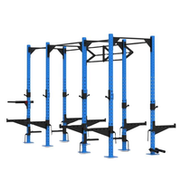 Power Rack, Cage de Squat, Racks de Deadlift, Support de Crossfit, Rig de Fitness pour Salle de Sport, Racks de Cross Fit, Rig Autoportant avec Barre de Traction