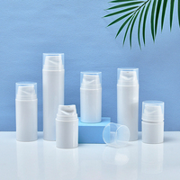 Flacon pompe sans air écologique pour crème solaire SPF 50, emballage de luxe pour soins de la peau, logo personnalisé