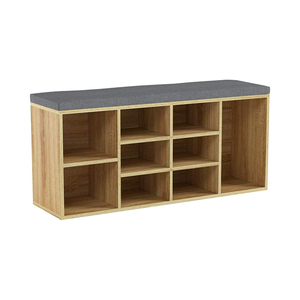 Scarpiera verticale moderna e compatta DU'S con seduta a divano e ampio spazio contenitore per scarpe e stivali - Product Image 3