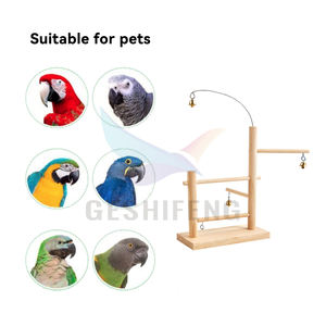 حامل ببغاء تفاعلي ، حقل تدريب الببغاء المصمت ، سلالم عض وتسلق ، لوازم - Product Image 2