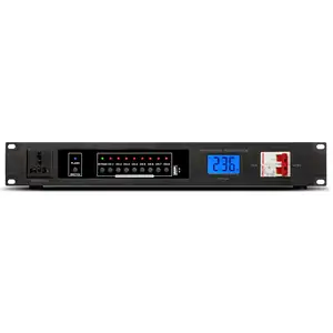 8 canal 30A áudio poder temporizador controlador poder gerenciamento sequenciador com ar interruptor