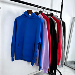 เสื้อฮู้ดดี้สตรีทแวร์ลายกราฟิกสำหรับทุกเพศ พิมพ์ลายโฟม ผ้าฝ้ายฟลีซหนานุ่ม สวมใส่สบายทรงหลวมสำหรับผู้ชาย สไตล์ไฮสตรีท - Product Image 2