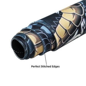 Tấm lót chuột màu xanh đậm giá rẻ của nhà sản xuất, dùng cho chơi game, văn phòng, nhà cửa, máy tính, bàn phím, laptop, có đế cao su - Product Image 3