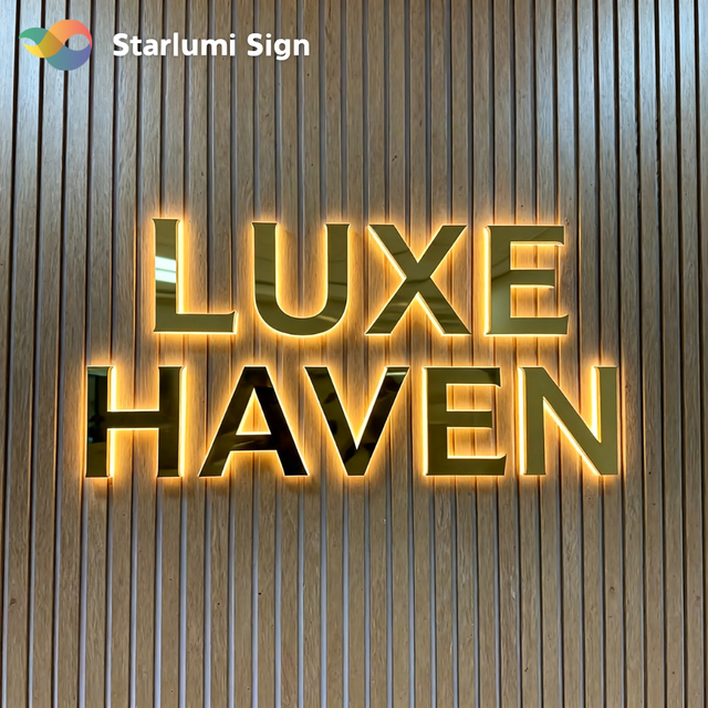 Custom LED Backlit Letter Signs for Shop Business Signage Outdoor Advertising Sign