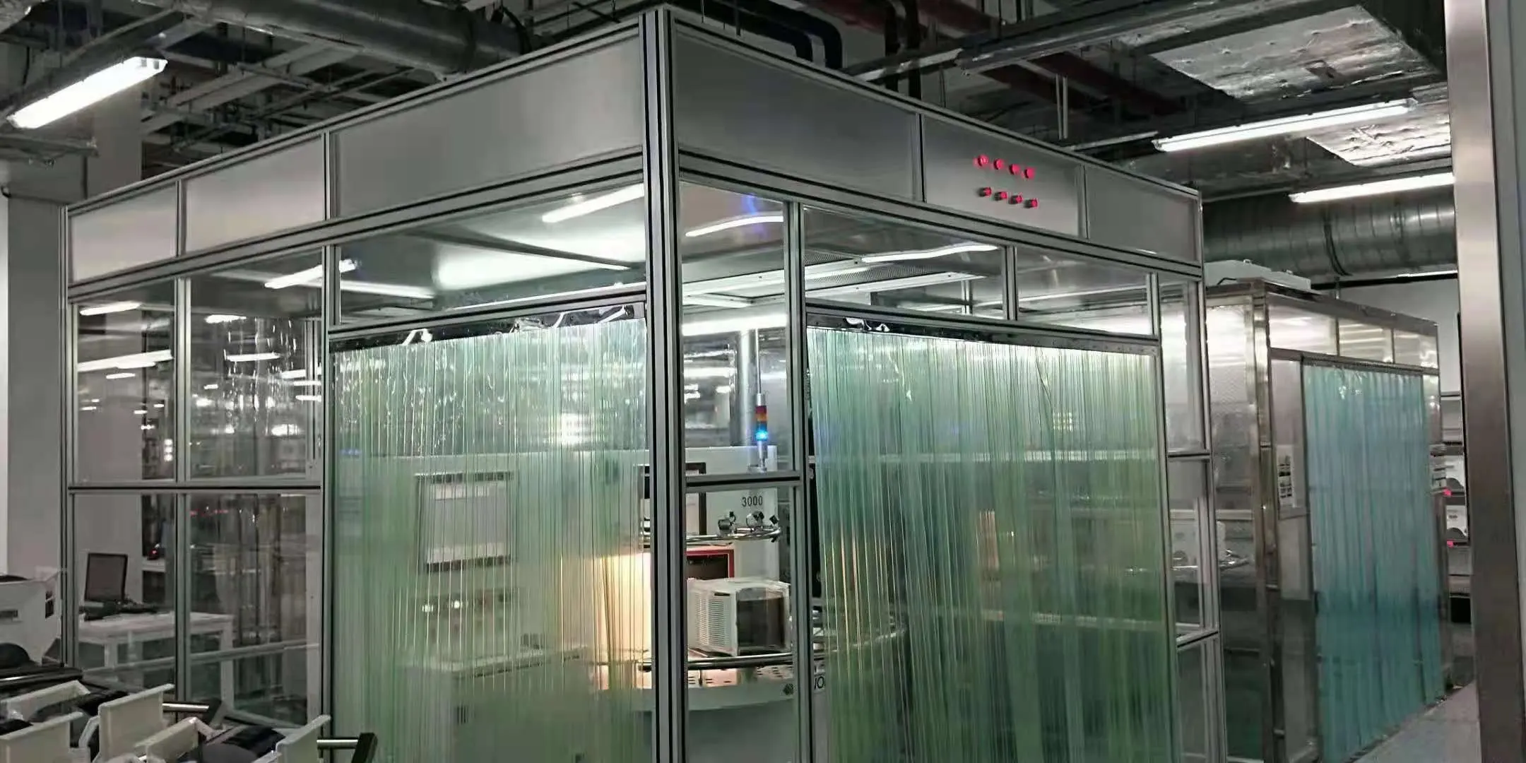 Tùy chỉnh dễ dàng cài đặt ISO tiêu chuẩn Class 7 Modular di động phòng sạch Booth cho phòng thí nghiệm bệnh viện