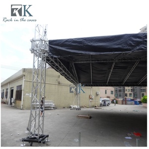 Wholesale Aluminum portable led display concert <b>stage</b> truss Riser <b>Platform</b> Lighting Truss spigot truss Roof - Product Image 5