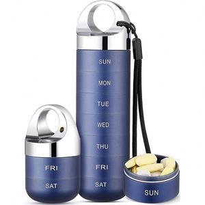 กล่องใส่ยาพลาสติก ABS PP ดีไซน์ทันสมัย สำหรับจัดเก็บยาเดินทาง - Product Image 4