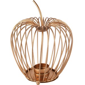 Luxury Quality Gold Iron Tealight Candle Holder with <b>Apple</b> Shape Home Office Table Decoration Candle Holder Available for Sale - Product Image 4