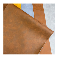 12*24 Zoll Matte Vintage Kunstlederfolie mit Faser-Rückseite ohne Klebstoff