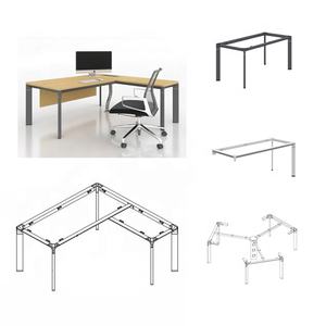 Cadre de bureau à <span class=keywords><strong>hauteur</strong></span> <span class=keywords><strong>réglable</strong></span> assis debout table à chevalet en métal pieds de table photos - Product Image 1