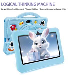 Blue Oem Capacitive Screen Parental Control Anti Drop Case <b>7</b> Inch 4GB+64GB WiFi Android 15 Kids Shockproof Educational <b>Tablet</b> PC - Product Image 4
