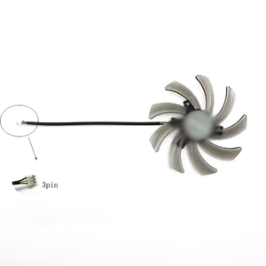 Kipas pendingin, 95 kipas pendingin 95mm 12V 0,30 a Diameter 4CM 2 3 garis, kipas pendingin kartu grafis - Product Image 3