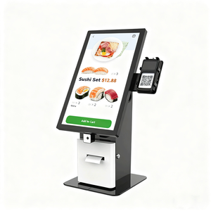 Kiosque d'enregistrement automatique en libre-service pour hôtels, hôpitaux, restaurants, écran tactile, <span class=keywords><strong>carte</strong></span> <span class=keywords><strong>de</strong></span> chambre RFID, <span class=keywords><strong>terminal</strong></span> <span class=keywords><strong>de</strong></span> <span class=keywords><strong>paiement</strong></span> automatique - Product Image 2