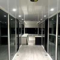 Casas Contenedor Modulares Plegables Modernas de Lujo y Alta Calidad Yingrui, Edificio de Oficinas Prefabricado con Paneles Sándwich