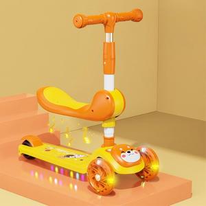 Trottinette électrique à trois roues pour enfants de 1 à 12 ans, garçons et filles, avec capteur antidérapant, en plastique - Product Image 3