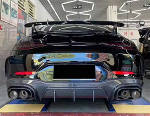 Matériel supérieur BS Style fibre de carbone diffuseur de lèvre avant pare-chocs <span class=keywords><strong>Amg</strong></span> Gt50 Gt53 Gt63 kits de carrosserie pour mercedes-benz <span class=keywords><strong>Amg</strong></span> Gt50 Gt53 Gt63 - Product Image 6