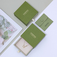 Boîte de rangement de bijoux en carton durable haut de gamme avec logo personnalisé pour bague boucles d'oreilles chaîne pendentif bracelet emballage de cosmétiques