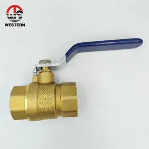 Plumbing Cw614n PN20 1 2.5 Inch Water Galvanized Brass Manual Ball Valve 2" Dn75 For Water Use