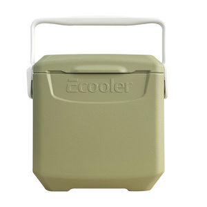 กล่องเก็บความเย็นแบบพกพา Ecooler 12 ลิตร รุ่นทันสมัย ทำจากพลาสติกเก็บความร้อน พร้อมหูหิ้ว สีเขียวมะกอก สำหรับใช้งานกลางแจ้ง - Product Image 6