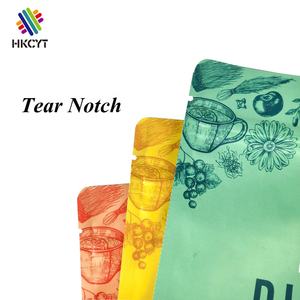 Bolsa de pie de papel de aluminio con cremallera de plástico, embalaje de madera - Product Image 2