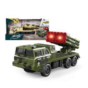 Jouet de lanceur de missiles 1:32 avec fonction d'inertie et son réaliste pour les enfants dans la guerre stratégique et les aventures de jeu de rôle militaire - Product Image 1