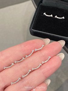 Xinfly 18K Gold Jewelry Custom Engraved Diamond Earrings Fashion Stud Bulk Order Free Gift <b>Box</b> with MOQ 2 Pairs Wholesale - Product Image 2