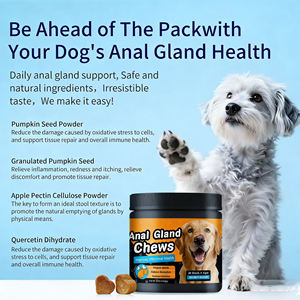 Friandises à mâcher molles à la citrouille pour chiens, marque privée, pour la santé digestive, les enzymes et les glandes anales, compléments alimentaires - Product Image 2