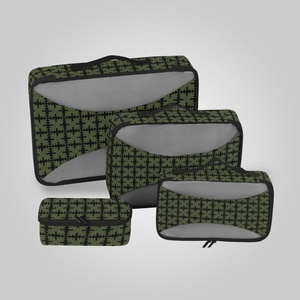 Sac de voyage léger et personnalisé en polyester avec fermeture éclair, cubes de rangement portables pour bagages, sac de sport de voyage compressible - Product Image 1