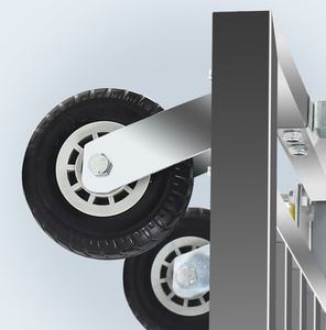 BC-515 Magazijn 200Kg Flatbed Trolley Vouwen Trolley Kar Handkarren Metalen Handtrekwagen <span class=keywords><strong>Aluminium</strong></span> Trolley Handwagen - Product Image 5