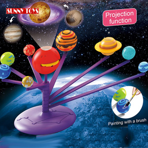 Diy <span class=keywords><strong>monta</strong></span> madre <span class=keywords><strong>kit</strong></span> de 360 grados de rotación de proyección función creativa y educativos juguetes para niños de la pintura - Product Image 2