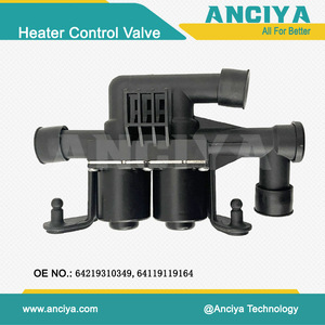 Heater Water Valve Control Valve 64219310349 Thermal Actuator <b>ABS</b> Plastic Anti Corrosion For Bmw - Product Image 2