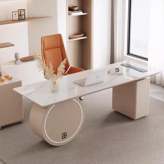 Italian Minimalist Study Desk Desktop Computer Desk Executive Office Desk Favorable Price Boss Table