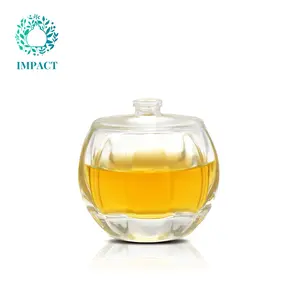 Wholesale Luxury Perfume Bottle Spherical Glass Fragrance Bottle With Screen Printing For Cosmetics