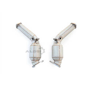 Tubo de Escape de Alto Rendimiento Cuski con Protección Térmica SS304 para Infiniti FX35 3.5L <span class=keywords><strong>2008</strong></span> - Product Image 4