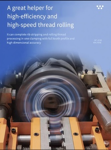 Loại mới CNC thép Rod threading máy thiết bị xây dựng với hộp số cho song song cán thép cây chủ đề Rolling <span class=keywords><strong>Machine</strong></span> - Product Image 4